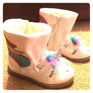 Girls Unicorn Boots